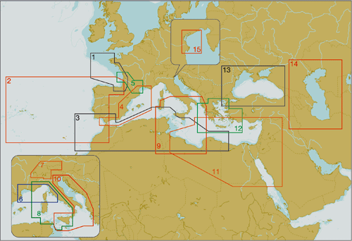 C-Map NT+ Wide Med & Red Sea, Caspian & Black Sea
