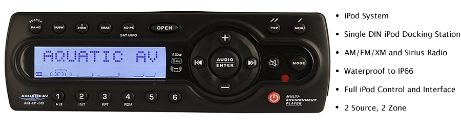 AQUATIC IP 3B IPOD MEDIA CONTROL CENTRE