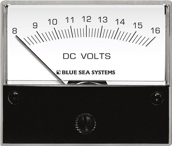 Blue Sea Voltmeter Analog 8-16 Vdc