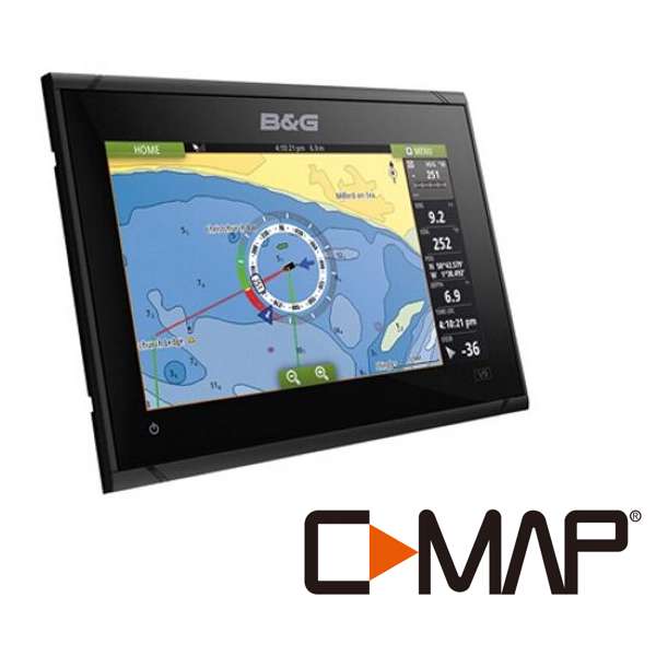 B&G Vulcan 9 FS Chartplotter With C-Map UK & Ireland Chart Included