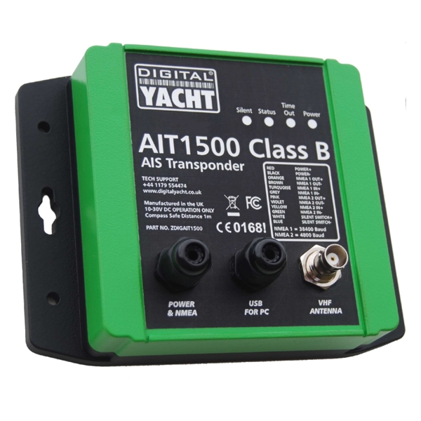 Digital Yacht AIT1500 Class B AIS Transponder With Int GPS Ant (NMEA 2000)