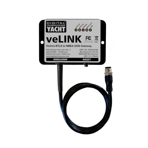 Digital Yacht veLink – Victron BT to NMEA2000