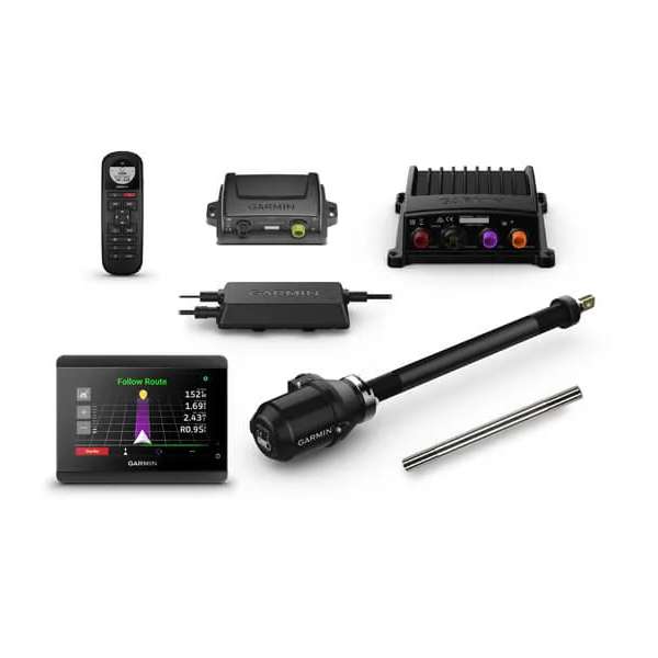Garmin Reactor 40 Kicker Autopilot with Stainless Steel Tilt Tube And GHC 50 Controller