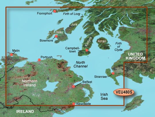 Garmin G2V Small - VEU480S Ross of Mull to Killough