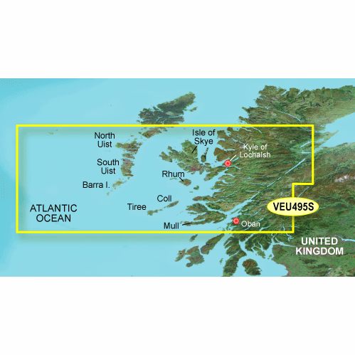 Garmin G2V Small - VEU495S Loch Ewe to Mull