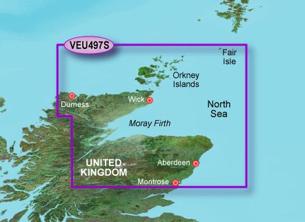 Garmin G2V Small - VEU497S Orkneys and Moray Firth