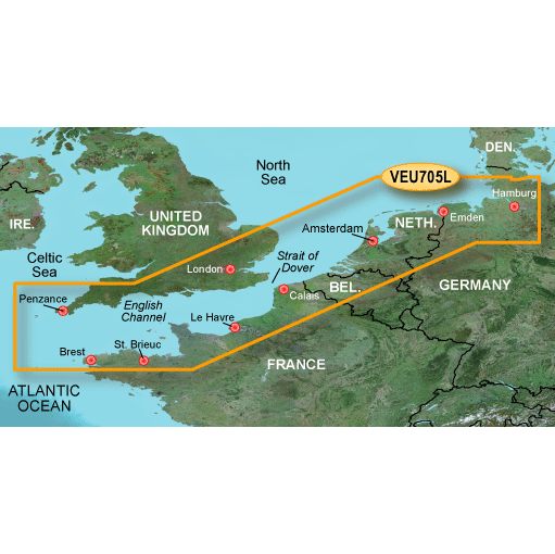 Garmin G2 Vision Large - VEU705L - Hamburg to Brest