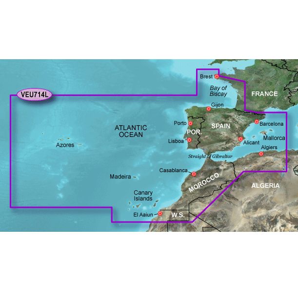 Garmin G2 Vision Large - VEU714L - Iberian Peninsula, Azores & C