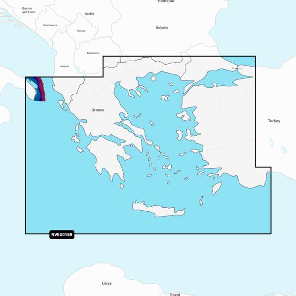 Garmin Navionics Vision+ NVEU015R Aegean Sea  Sea of Marmara