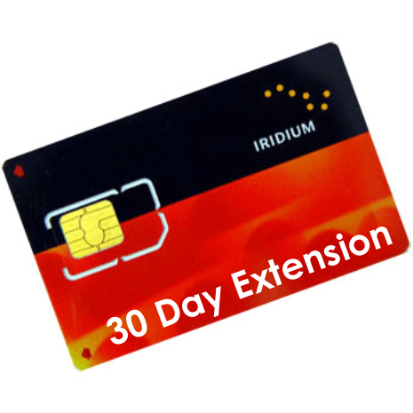 Iridium Prepaid 30 Days Extension Voucher