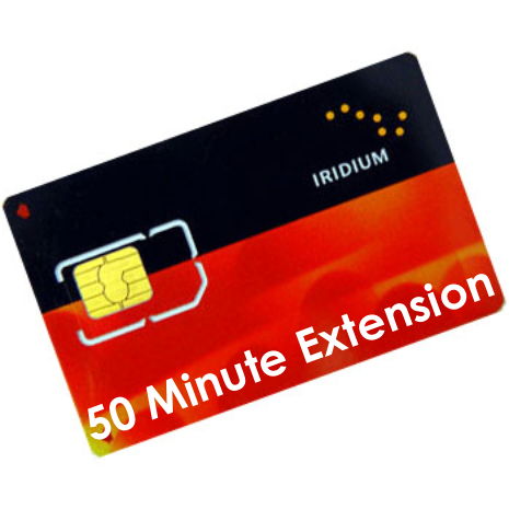 Iridium Prepaid 50 Minute Extension Voucher