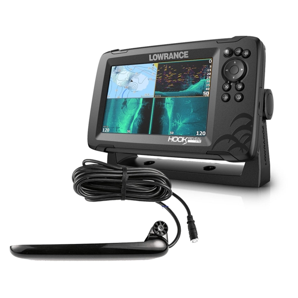 Chart Plotters - Lowrance Hook Reveal 7 With Tripleshot Transducer