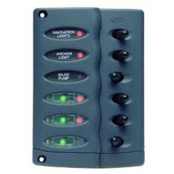 BEP 8 WAY SWITCH PANEL (WATERPROOF)