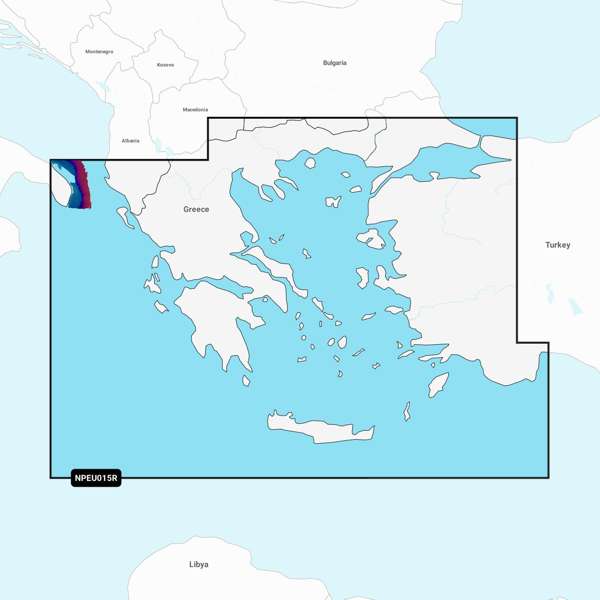 Navionics Platinum Plus Regular - Aegean Sea - Sea of Marmara - EU015R - SD Card