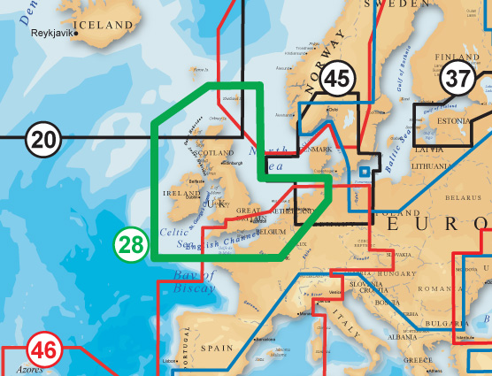 NAVIONICS XL9 CF FORMAT 28X UK AND EIRE