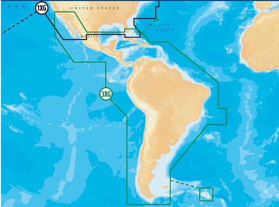 NAVIONICS XL9 SD FORMAT 3X USA