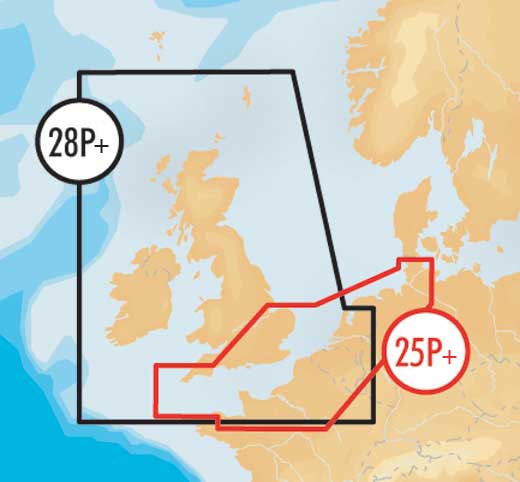 NAVIONICS PLATINIUM PLUS UK SOUTH - 25P+