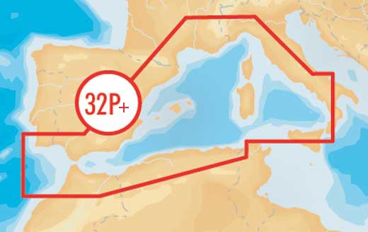 NAVIONICS PLATINIUM PLUS W MED - 32P+