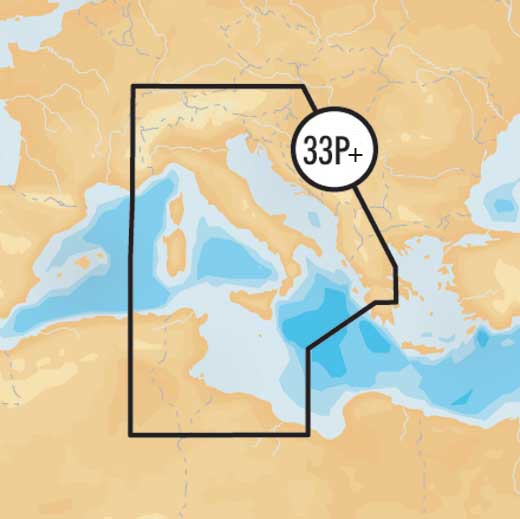 NAVIONICS PLATINIUM PLUS C MED - COMPACT FLASH FORMAT 33P+