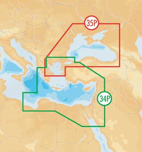 NAVIONICS PLATINIUM PLUS BLACK SEA - 35P+ COMPACT FLASH FORMAT