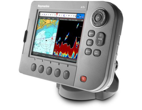 RAYMARINE A70D 7 INCH COMBO PLOTTER-SOUNDER (WITH BUILT IN BASIC