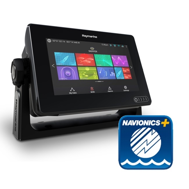 Raymarine Axiom 7 - 7 Inch Multi Function Display With Navionics Plus Small Download Chart Raymarine Axiom 7 - 7 Inch Multi Function Display With Navionics Plus Small Download Chart