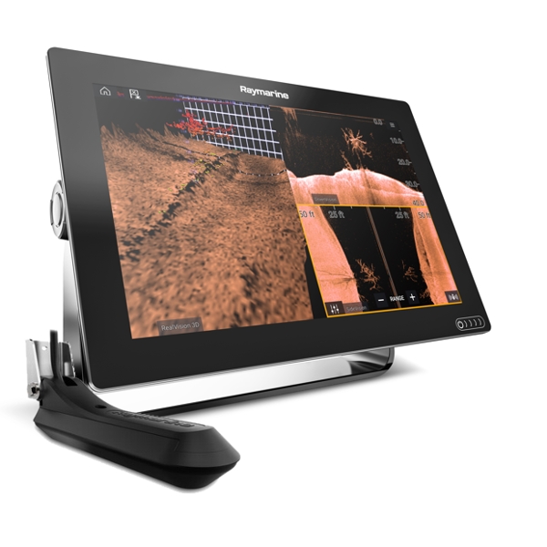 Raymarine Axiom 12 RV - 12 Inch Multi Function Display With RealVision 600W Sounder With RV-100 3D TR Raymarine Axiom 12 RV - 12 Inch Multi Function Display With RealVision 600W Sounder With RV-100 3D TR