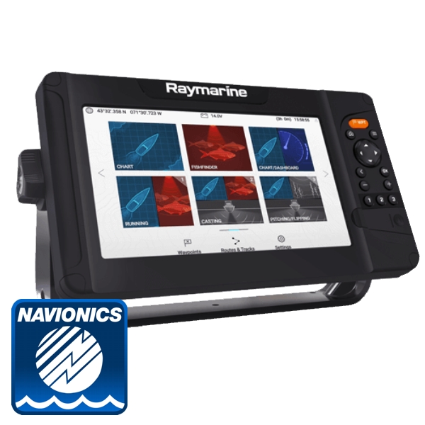 Raymarine Element 9 HV With Navionics Silver Chart (No Transducer) Raymarine Element 9 HV With Navionics Silver Chart (No Transducer)