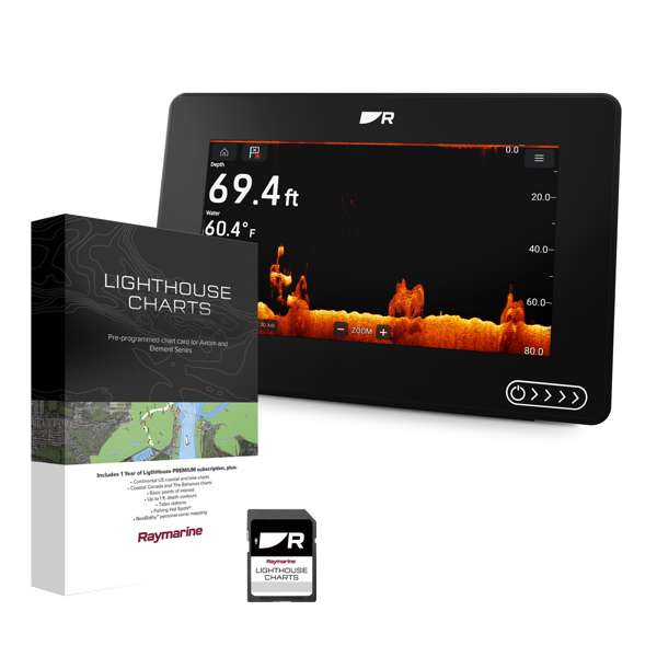 Raymarine Axiom 2 RV 7" Chartplotter with RealVision 3D Sonar & Western European Lighthouse Charts