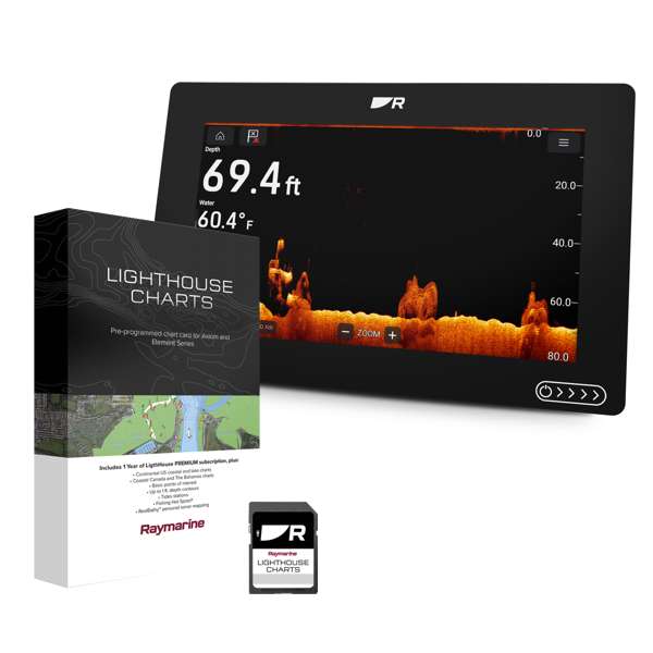 Raymarine Axiom 2 RV 9" Chartplotter with RealVision 3D Sonar & Western European Lighthouse Charts