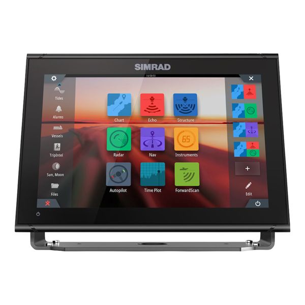 Simrad GO12 XSR 12-inch Chartplotter and Radar Display with Global Basemap - No Transducer Simrad GO12 XSR 12-inch Chartplotter and Radar Display with Global Basemap - No Transducer
