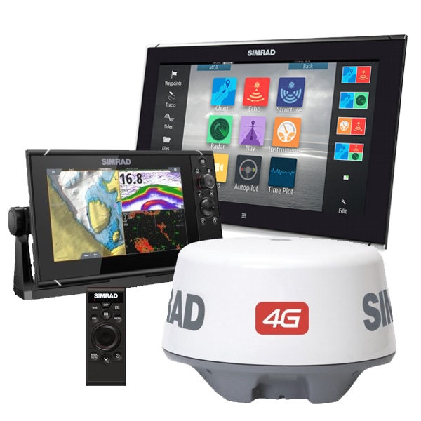 Simrad NSS9 Plus 4G Radar with 16 Inch Dual Station Display and Remote Keypad Simrad NSS9 Plus 4G Radar with 16 Inch Dual Station Display and Remote Keypad