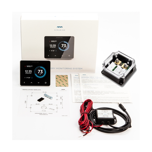 Simarine PICOone & SC303 Shunt Pack Black Bezel