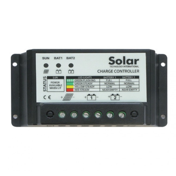 Solar Panel 10Ah Twin Battery Charge Controller