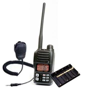 Standard HX500E with Speaker mic and AA Tray