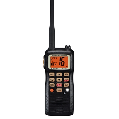 Standard Horizon HX751E WATERPROOF H/HELD VHF (FLOATING)