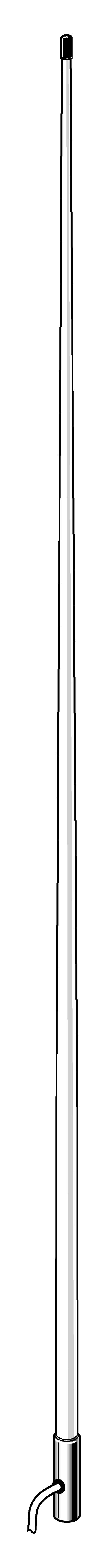 Vtronix RV240 2.4m Fibreglass VHF Antenna