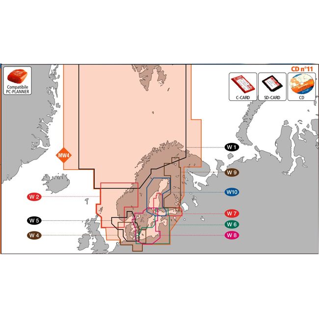 C-Map NT MAX Wide North & Baltic Seas