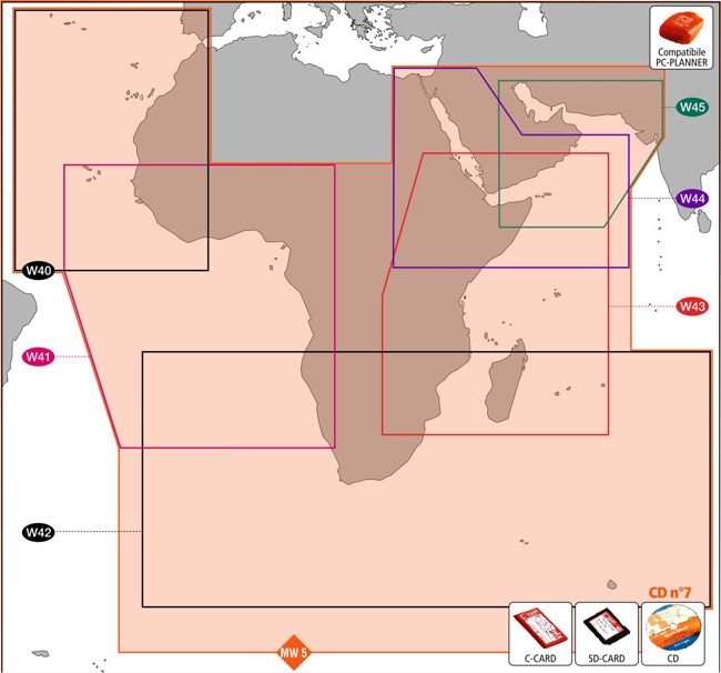 C-Map NT MAX Wide Red Sea, Arab Gulf & Africa