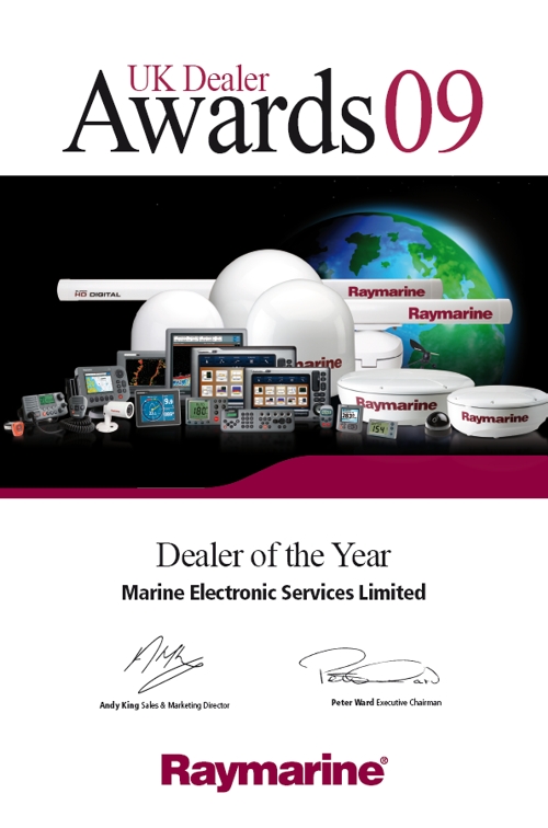 Raymarine Dealer of the Year 2009