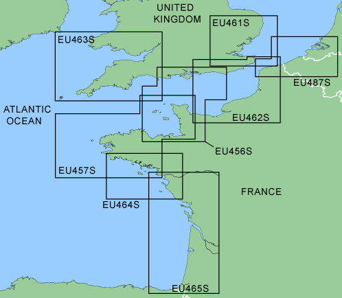 BlueChart Pre-Programmed Chip Small - UK South