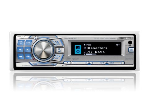 ALPINE CDA9886M MARINE STERO SYSTEM